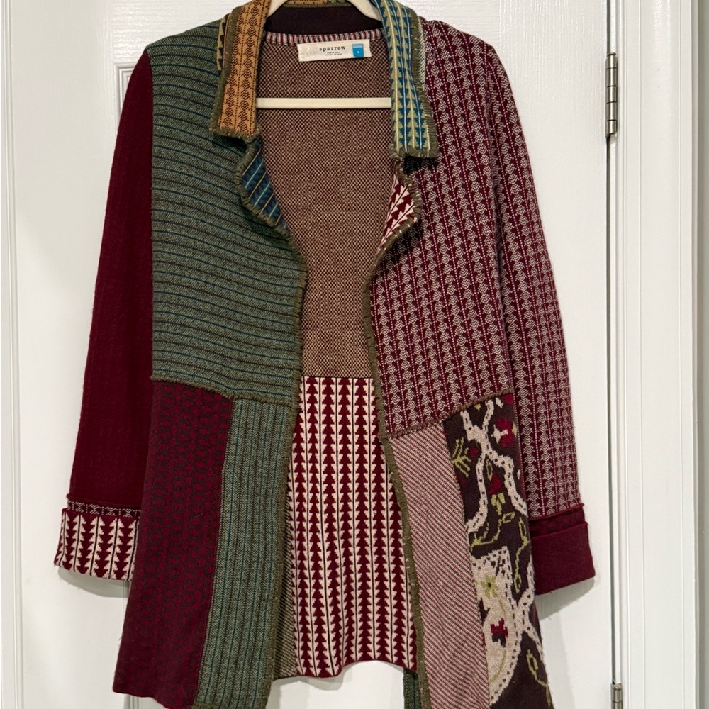 Sparrow from Anthropologie Patchwork Jacquard Cardigan